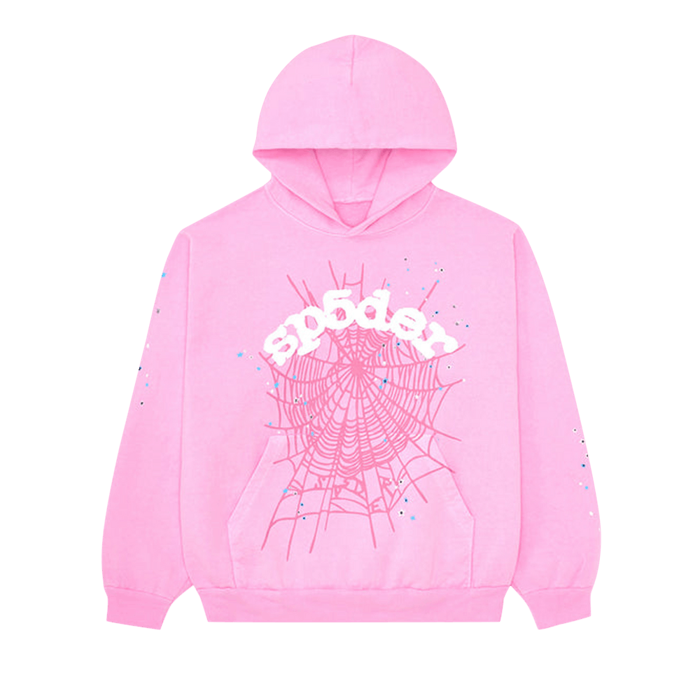Size 100 Sp5der OG Web Hoodie 'Pink'