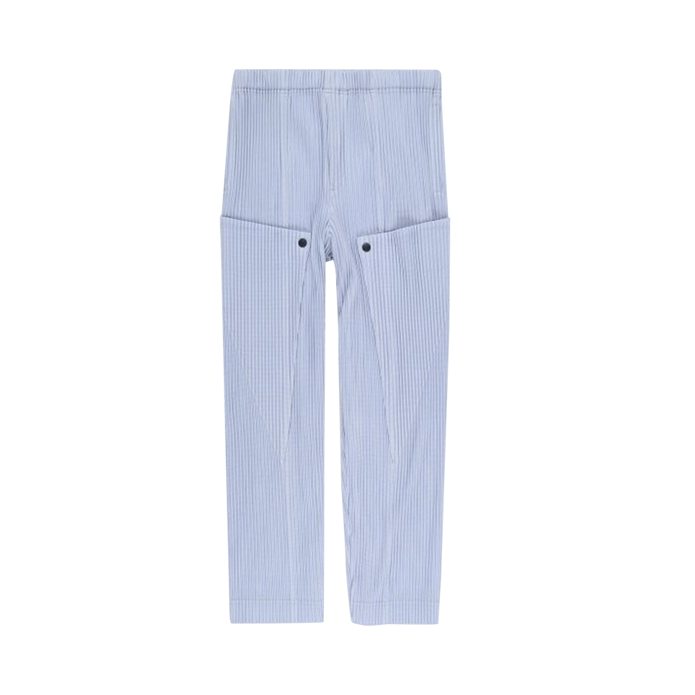 Buy Homme Plissé Issey Miyake Unfold Pants 'Aqua Blue Buy Homme Plissé Issey Miyake Unfold Pants 'Aqua Blue