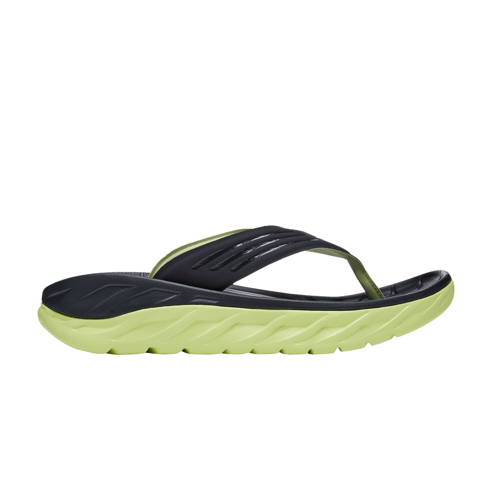 Hoka Ora Recovery Flip Slide Blue Graphite Butterfly