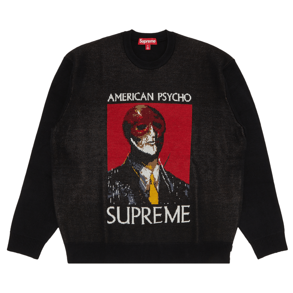 Buy Supreme American Psycho Sweater 'Black' - FW23SK43 