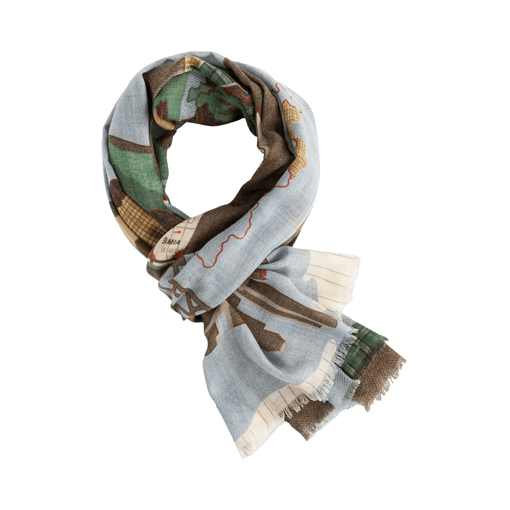 Buy Aimé Leon Dore Printed Scarf 'Patch Work' - FW23AT030 PATC