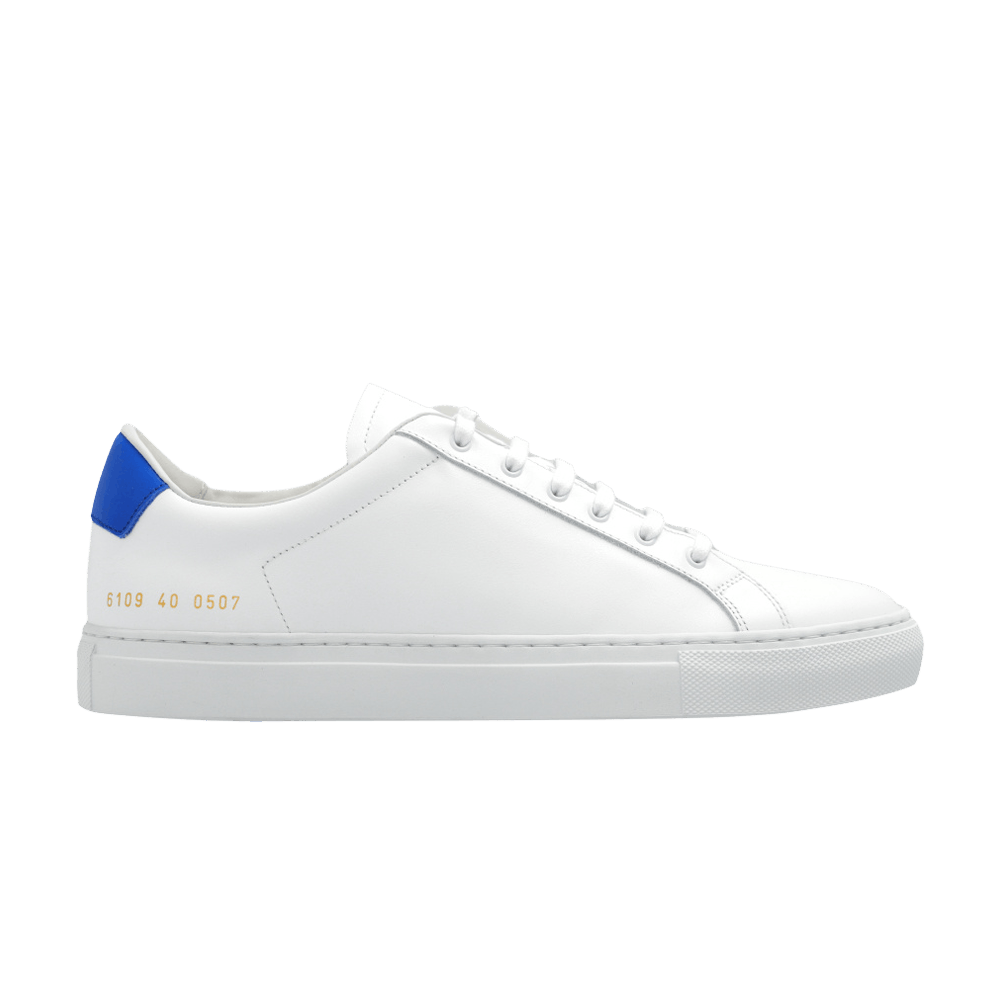 ◆Common Projects ◆ Retro Low Sneakers White Blue 61090507 Buy Common Projects Wmns Retro Low 'White Blue' - 6109 0507