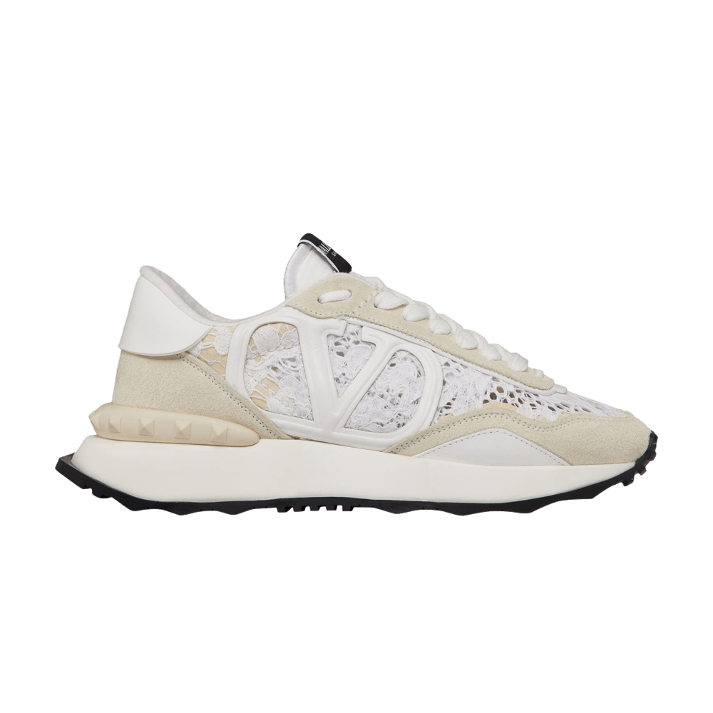 Valentino Wmns Lacerunner Low 'Lace - White Ivory'