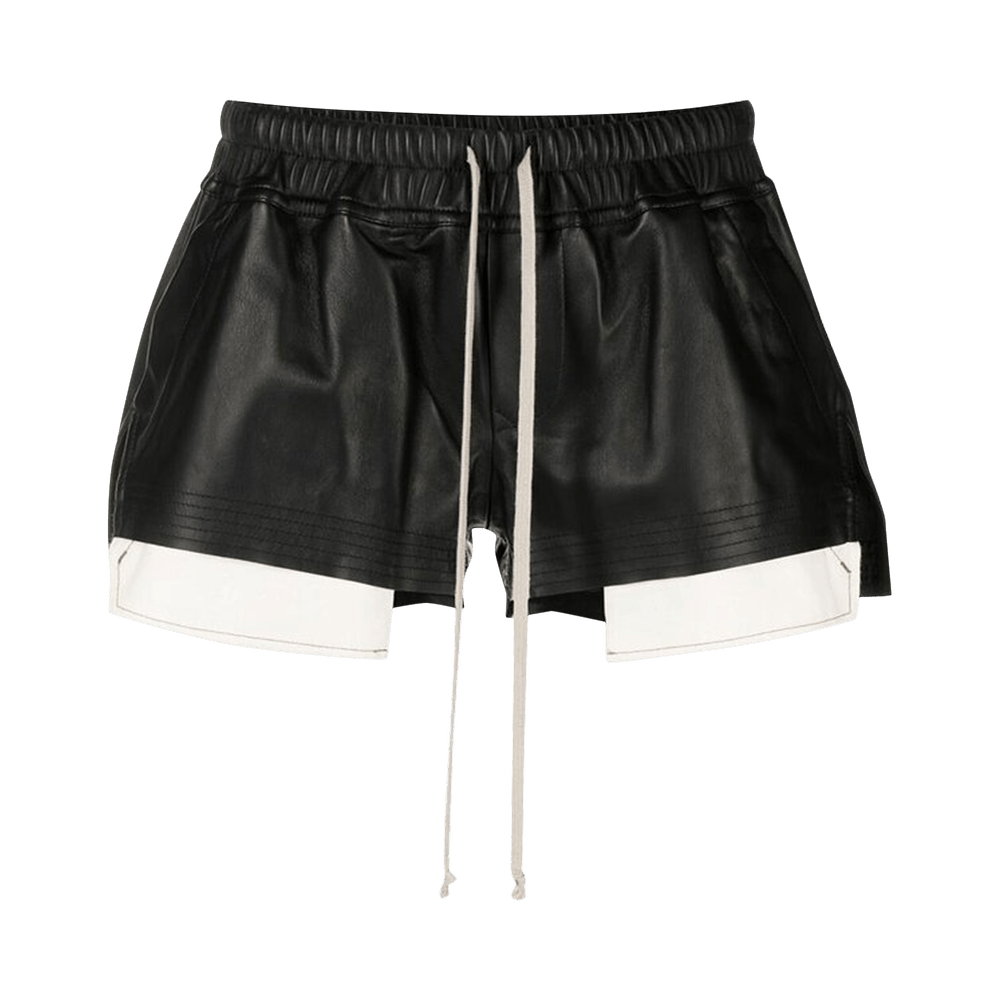 Rick Owens Fog Boxers Mini Shorts in Black
