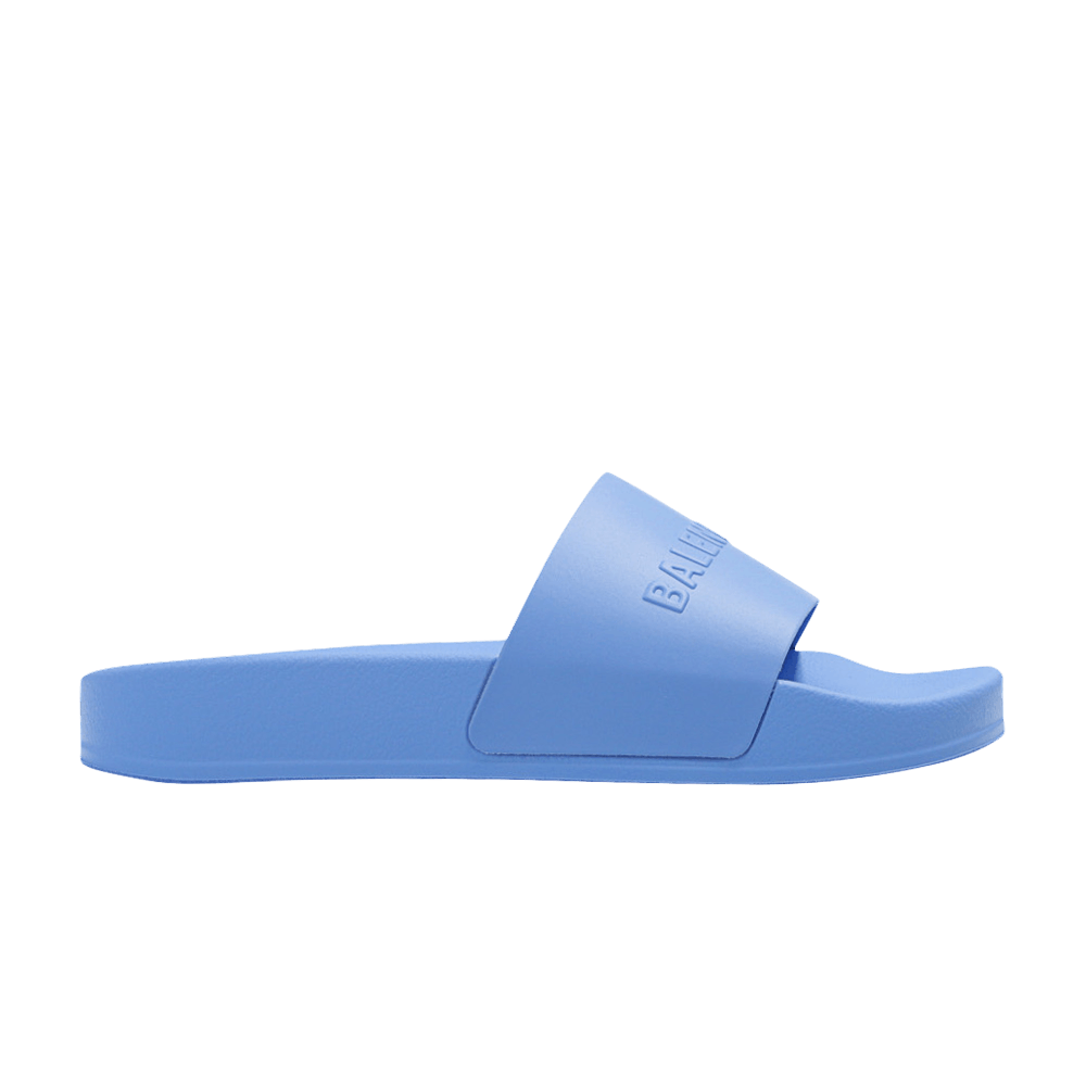 Balenciaga Pool Slides Kids Blue