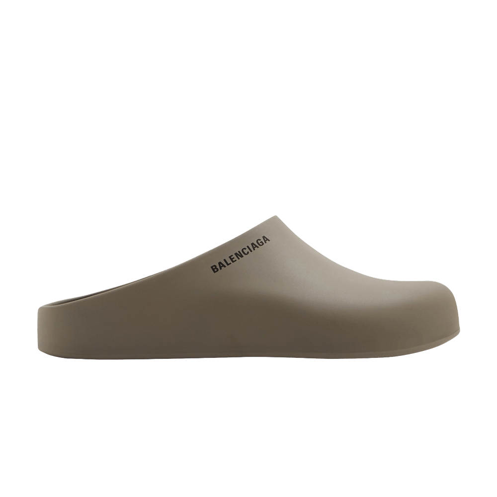 Balenciaga Pool Closed Slide Medium Grey