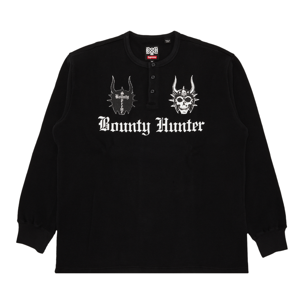Buy Supreme x Bounty Hunter Thermal Henley Long-Sleeve Top 'Black