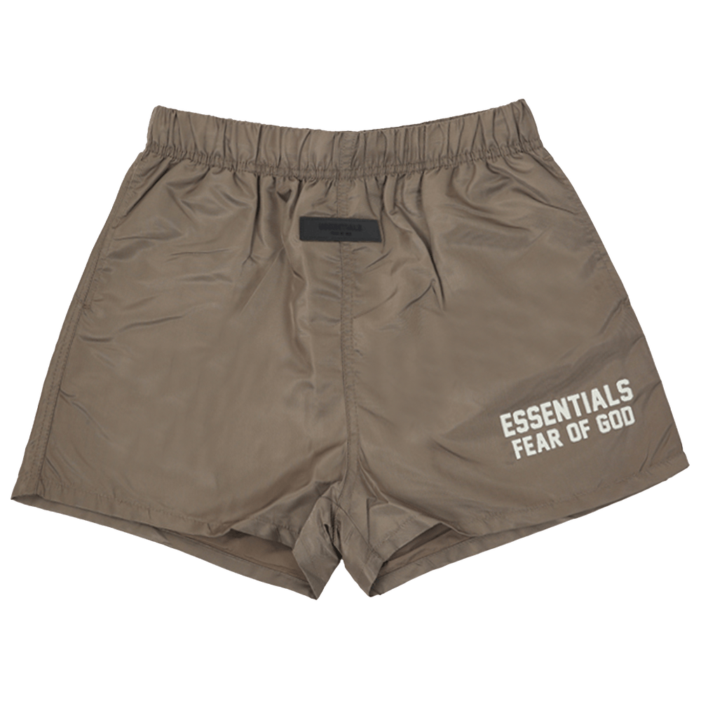 Buy Fear of God Essentials Kids Running Shorts 'Wood