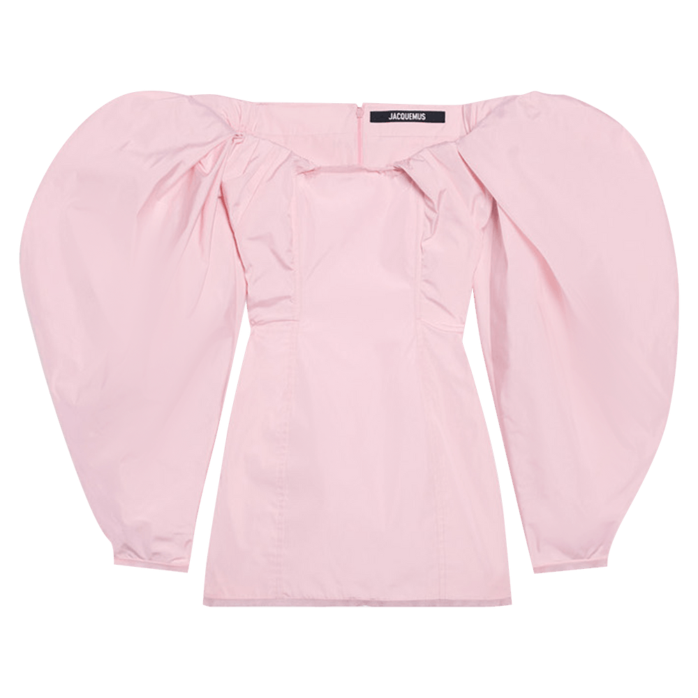 パーティードレス JACQUEMUS 233DR062 1472 410 Dresses Pink Buy Jacquemus La Robe Taffetas Dress 'Light Pink' - 233DR062
