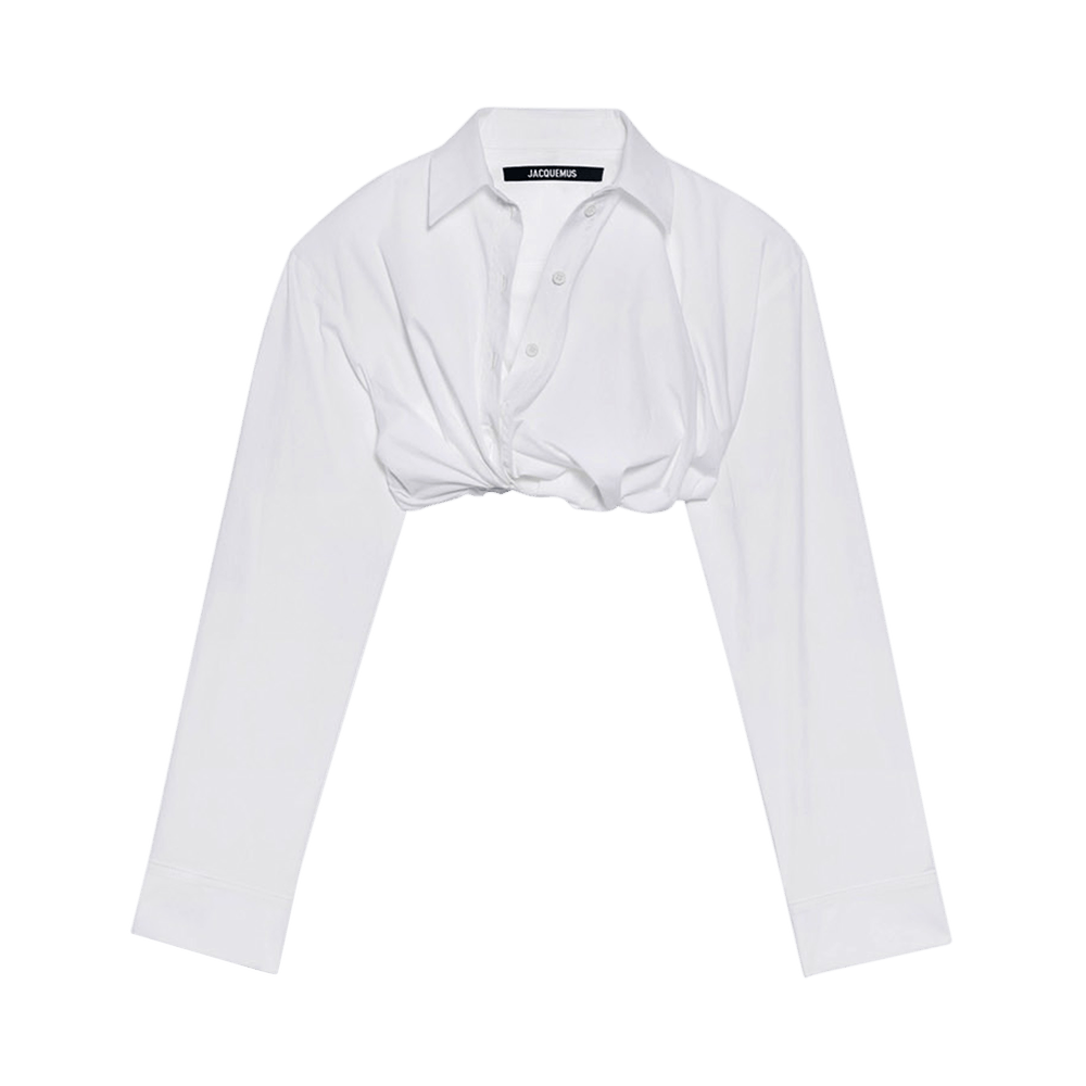 Buy Jacquemus La Chemise Bahia Courte Shirt 'White' - 233SH042