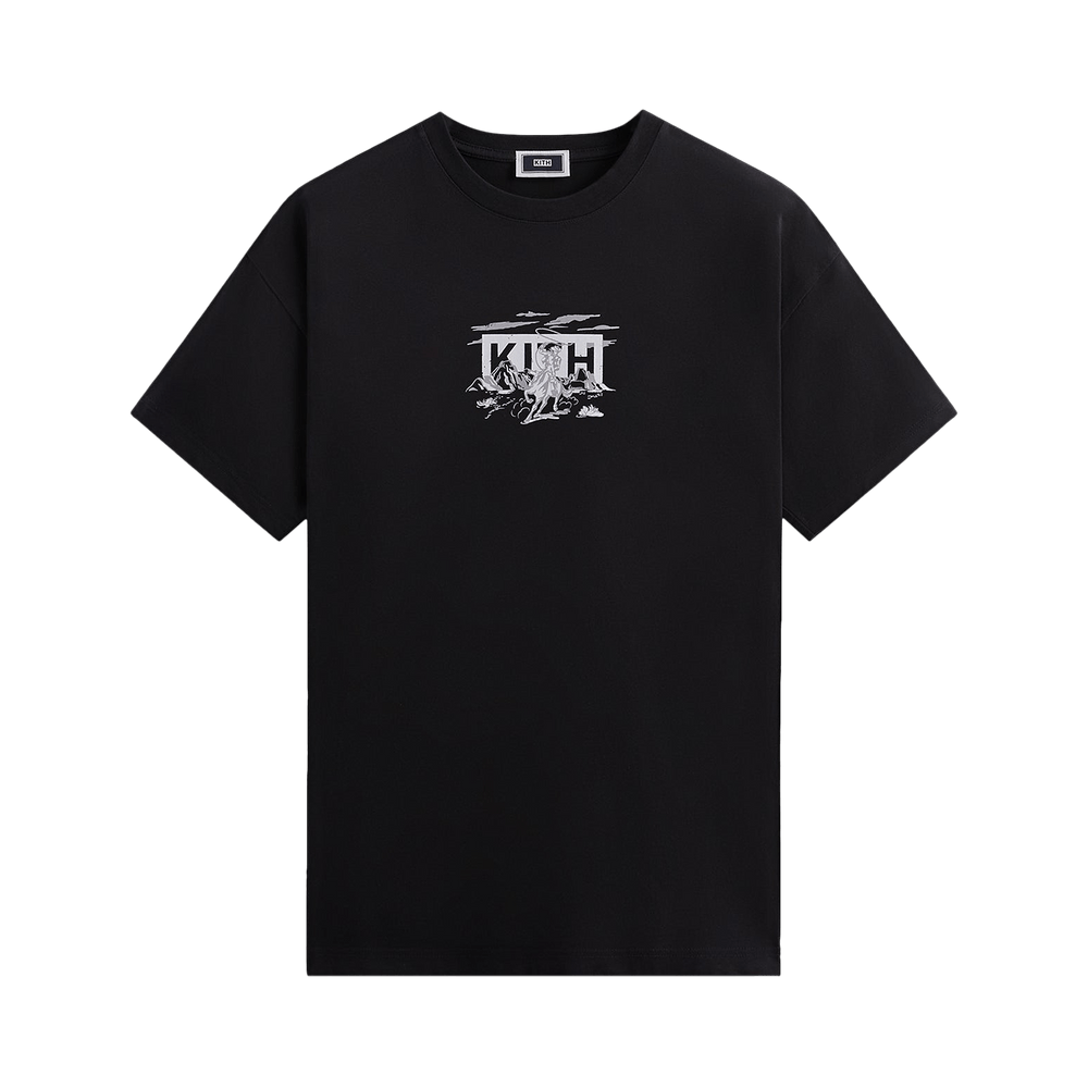 Buy Kith Cowboy Box Logo Tee 'Black' - KHM031507 001 | GOAT