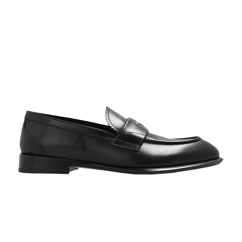 Alexander Mcqueen Coin-Embellished Loafer Black