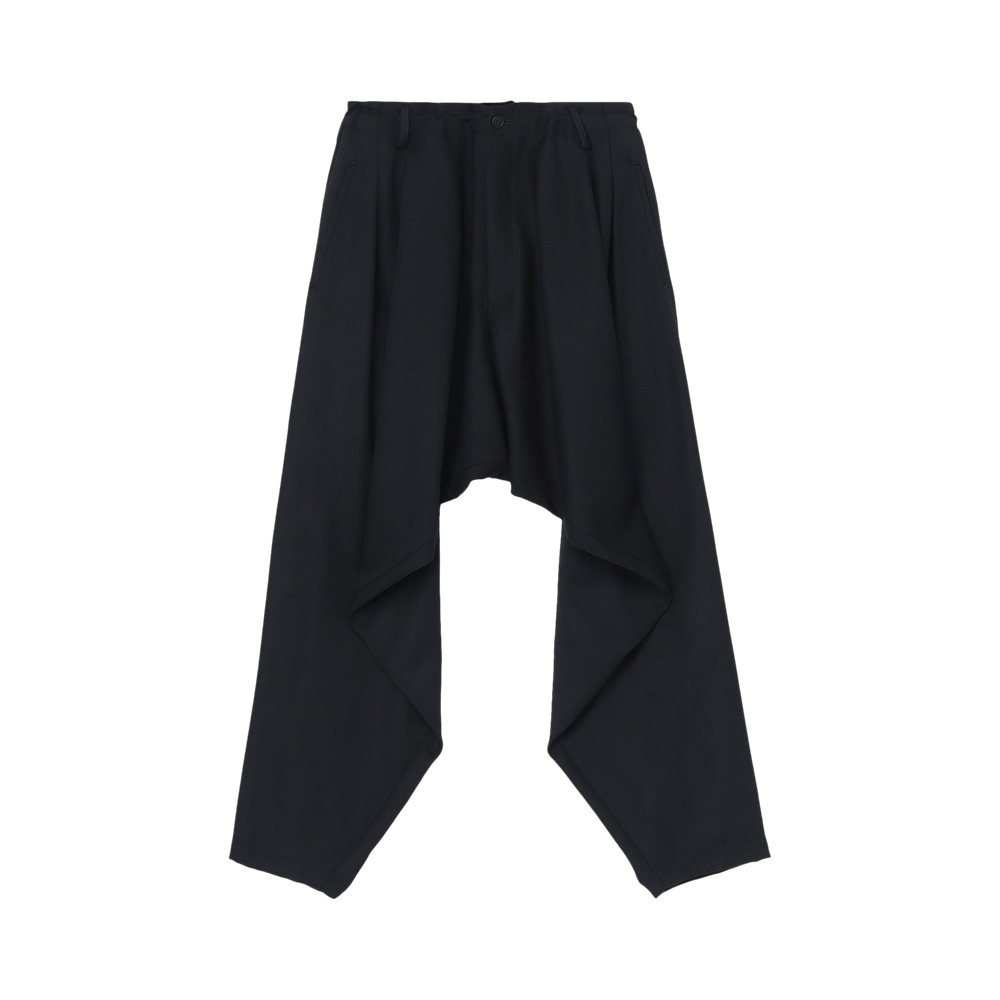 Buy Yohji Yamamoto Pour Homme Y-Draped Pants 'Black' - HJ