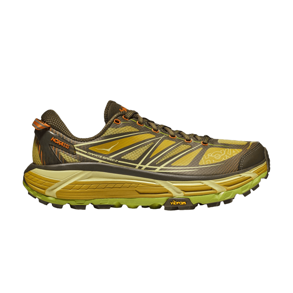Hoka Mafate Speed 2 Dark Olive Golden Lichen