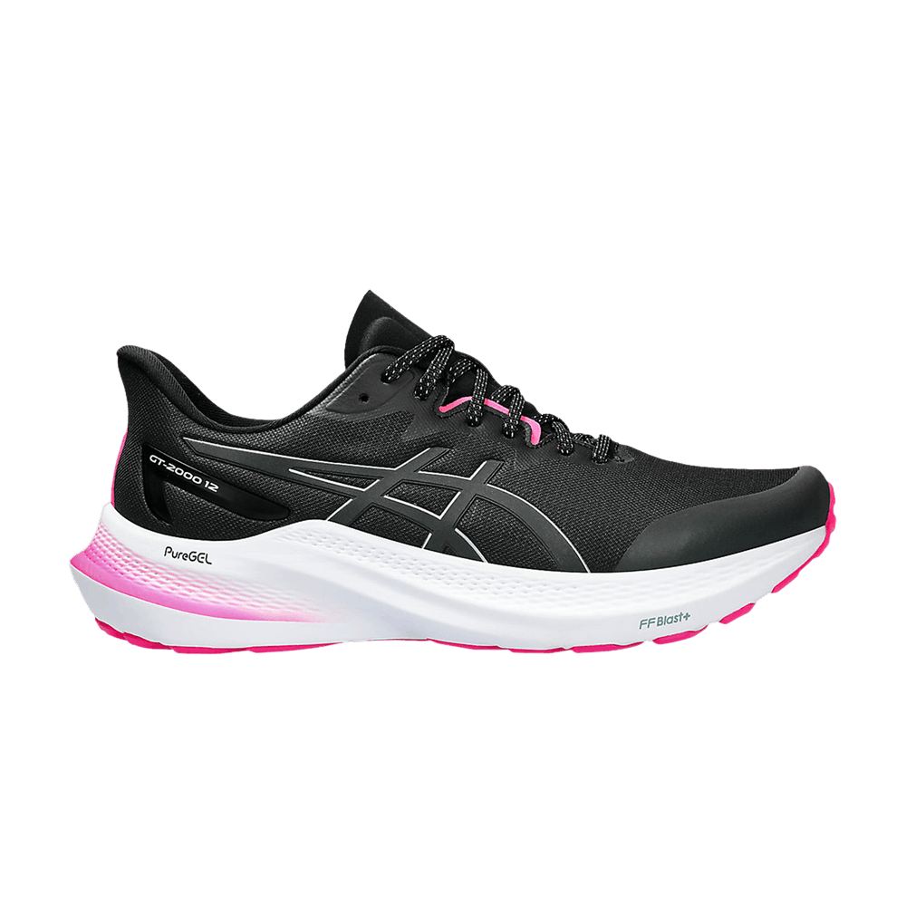 Asics Wmns GT 2000 12 Lite-Show 'Black Pure Silver'