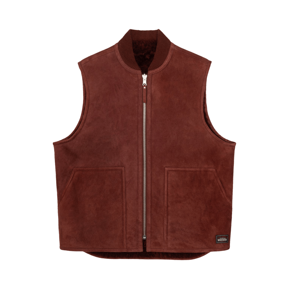 Stussy REVERSIBLE DOWN WORKGEAR VEST カーキ Stussy REVERSIBLE DOWN WORKGEAR VEST カーキ