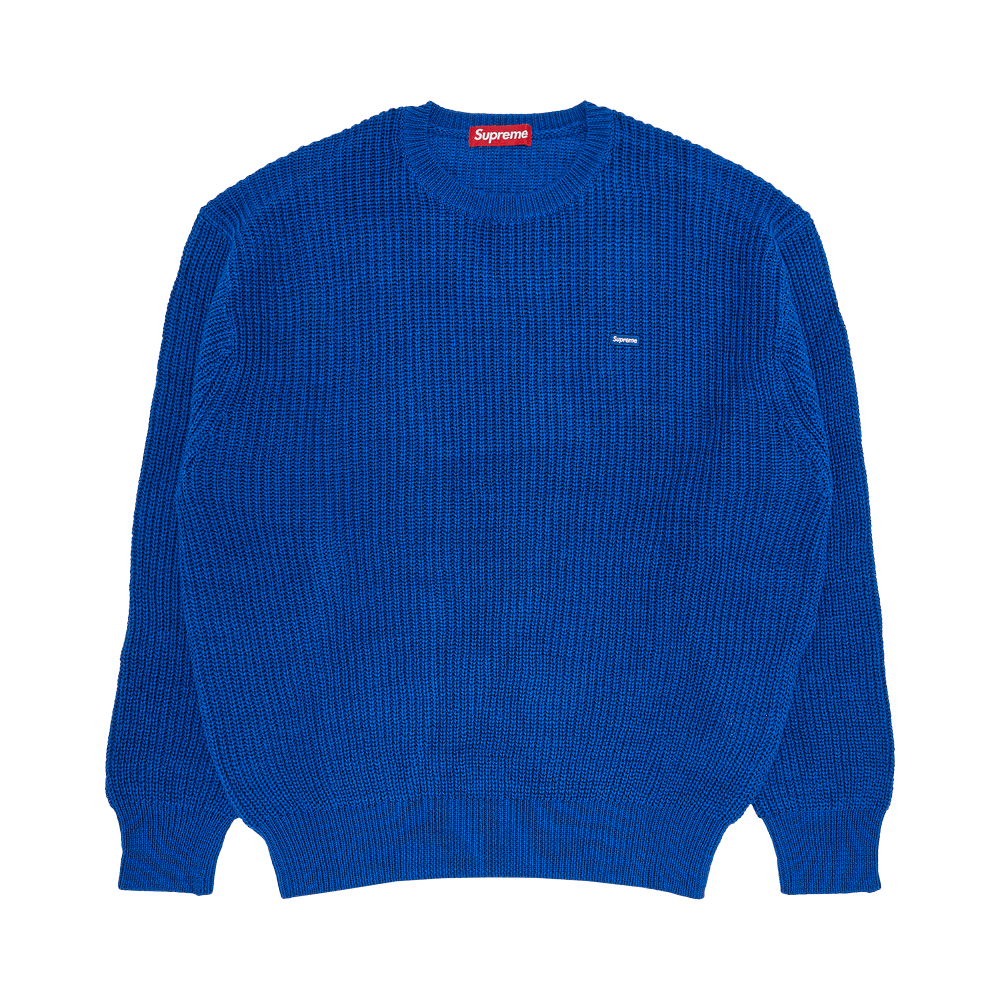 Supreme Small Box Ribbed Sweater 'Royal'