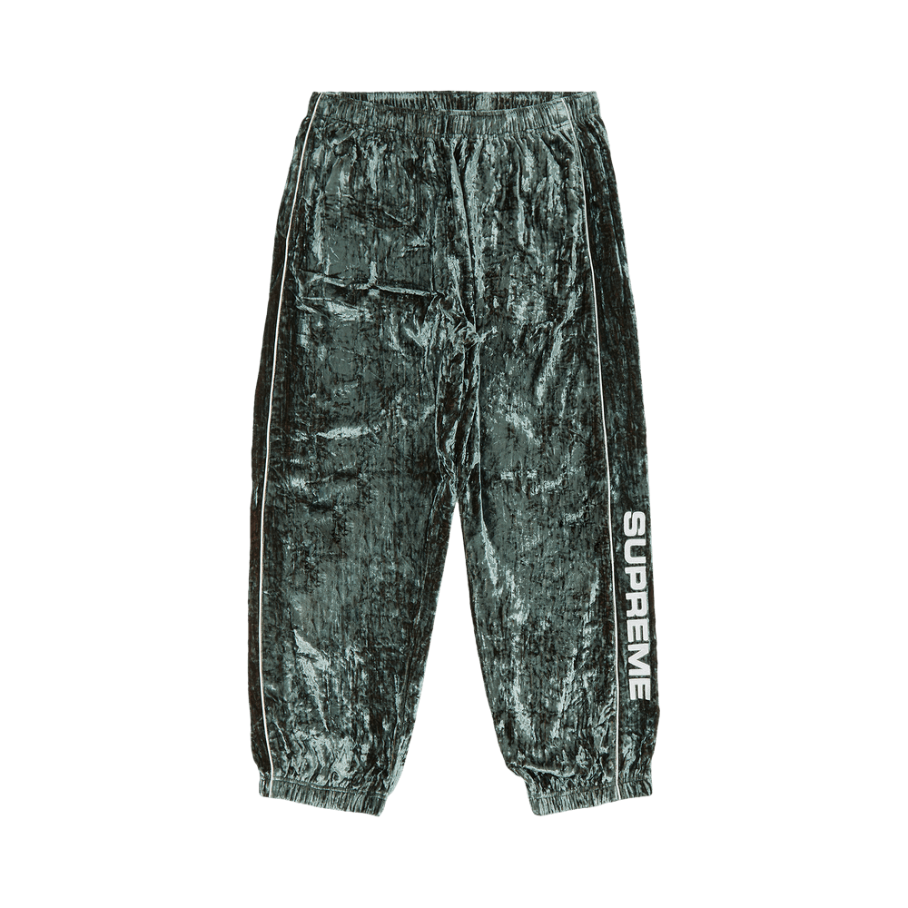 Buy Supreme Crushed Velvet Track Pant 'Olive' - FW23P45 OLIVE | GOAT