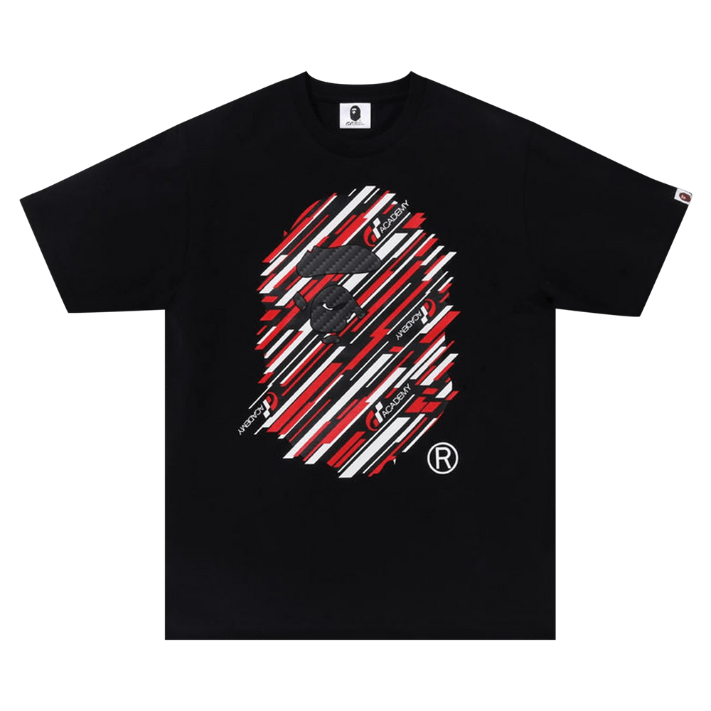 Buy BAPE x Gran Turismo Ape Head #2 Tee 'Black' - 1J73 110
