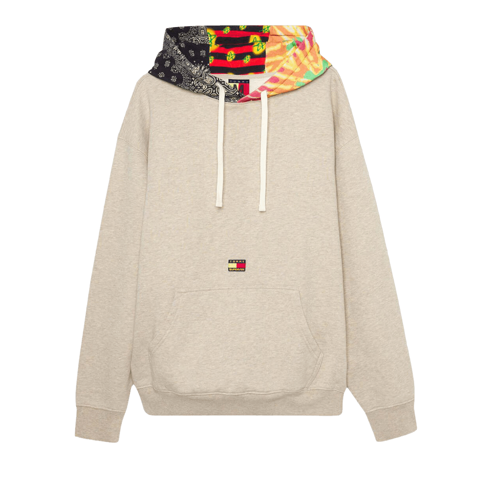 Buy Tommy Hilfiger x Supervsn Graphic Print Hoodie Oatmeal Heather DM0DM17854 OATM GOAT