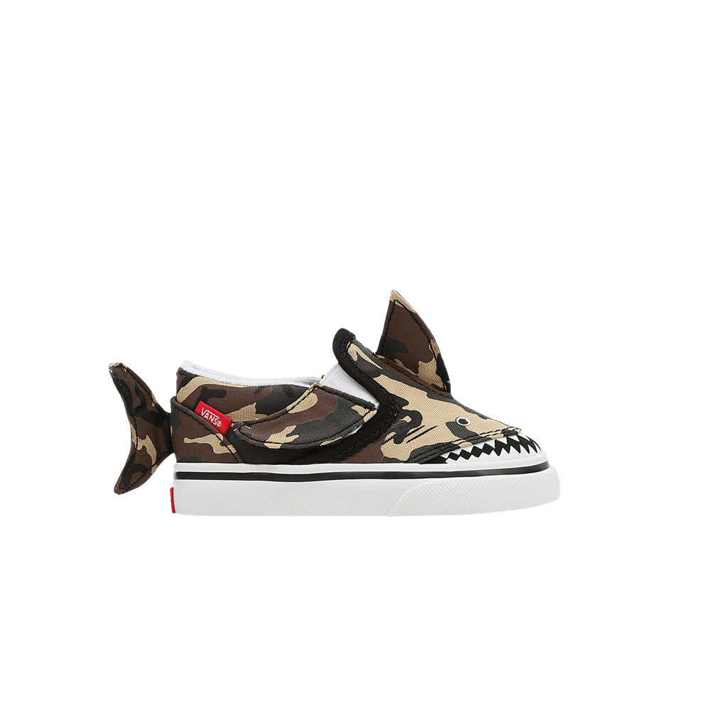 Vans Slip-On V Toddler Camo Shark