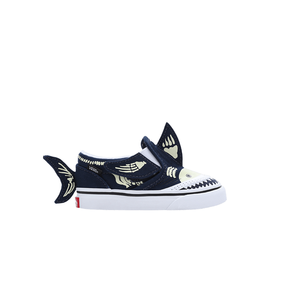 Vans Slip-On V Toddler Shark Glow