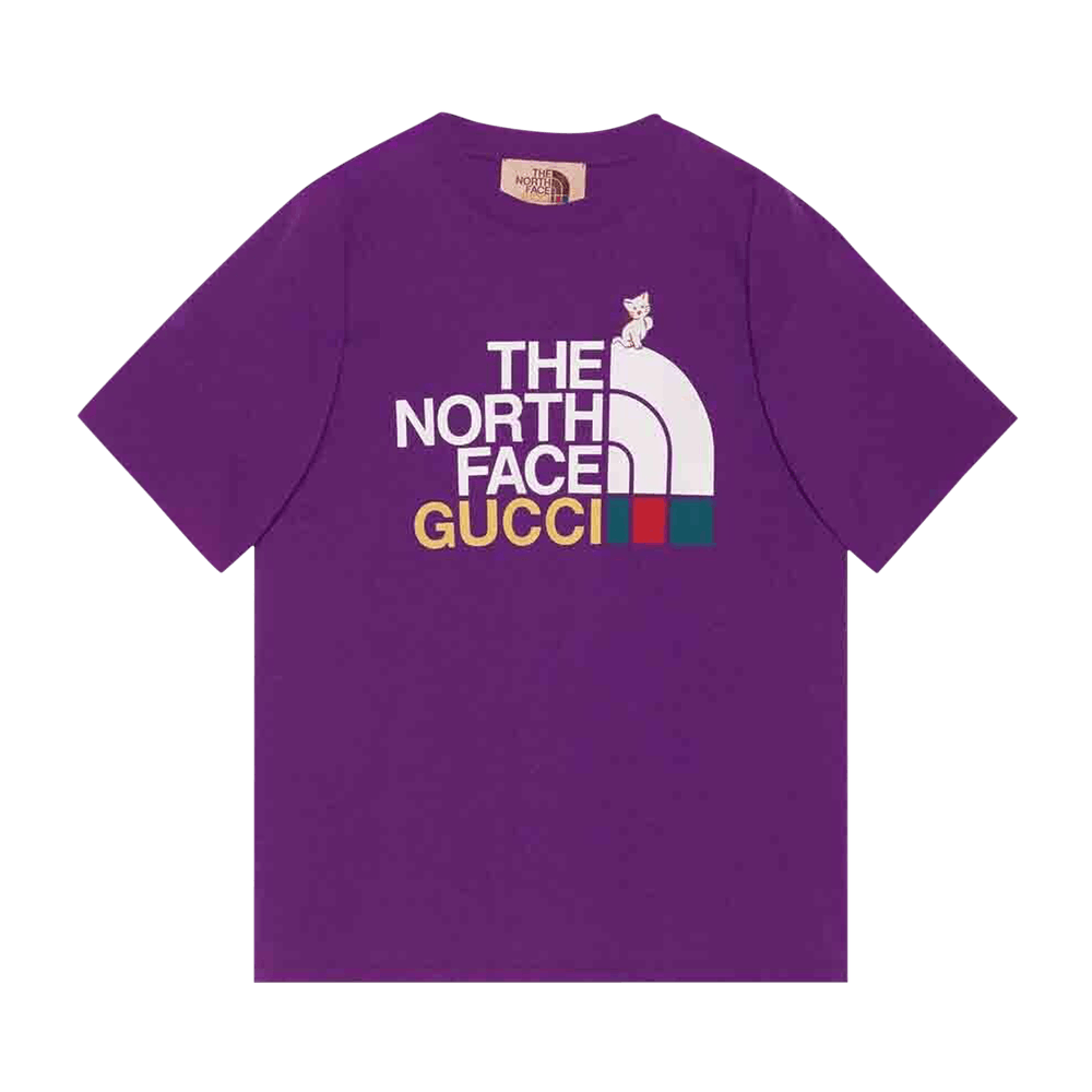 Buy Gucci x The North Face T-Shirt 'Purple' - 616036 XJDRD 5137 