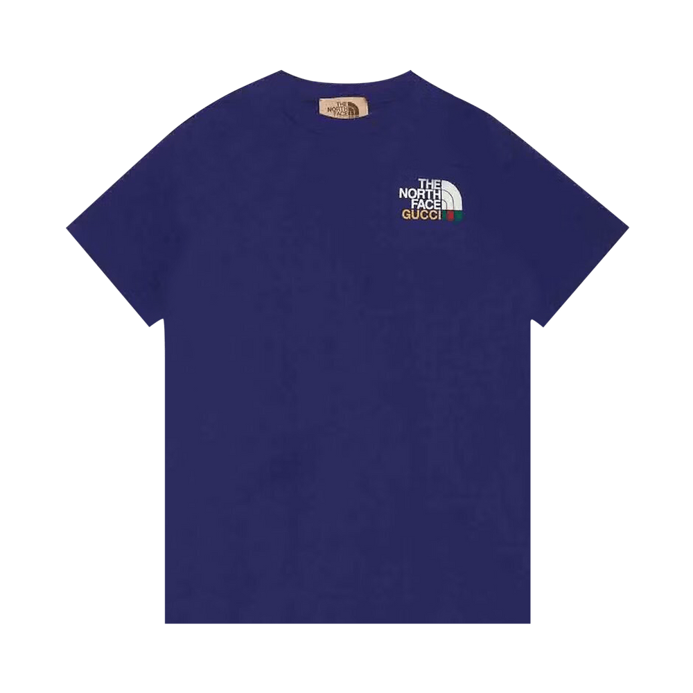 THE NORTH FACE x GUCCI ロゴTシャツ 紫 XXL