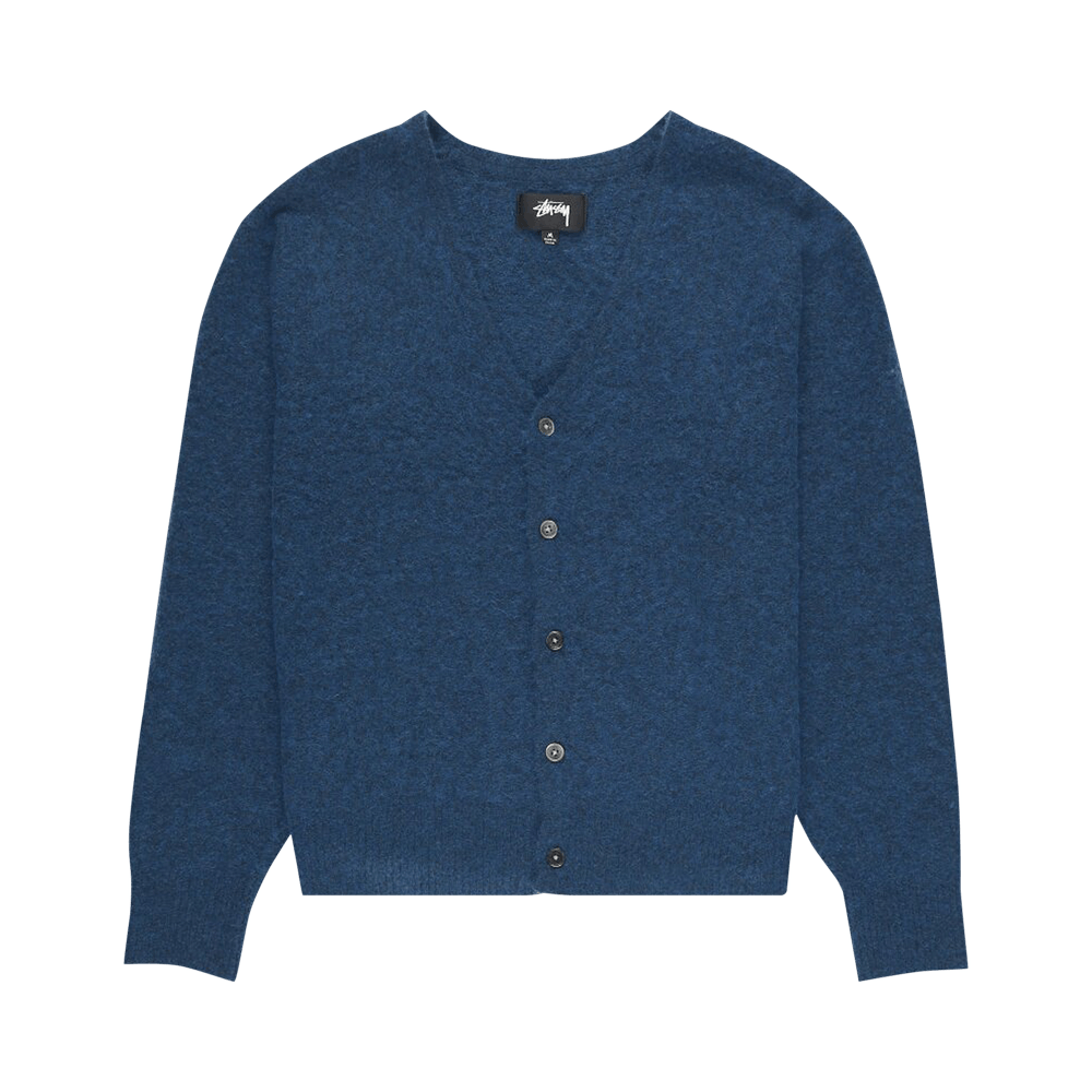 Buy Stussy Brushed Cardigan 'Blue' - 117207 BLUE | GOAT CA