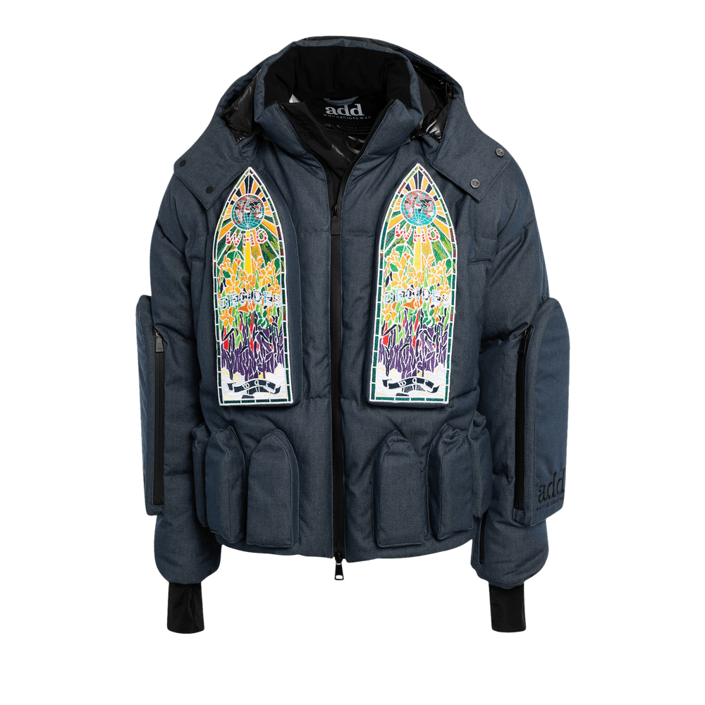 Buy Who Decides War x Add Skiwear Down Bomber With Detachable Hood
