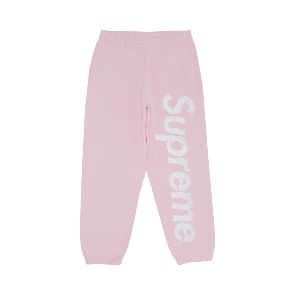 Buy Supreme Satin Appliqué Sweatpant 'Light Pink' - FW23P104
