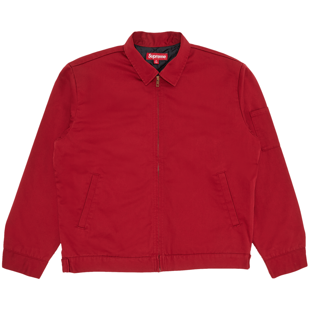 Buy Supreme H.R. Giger Embroidered Work Jacket 'Red' - FW23J119