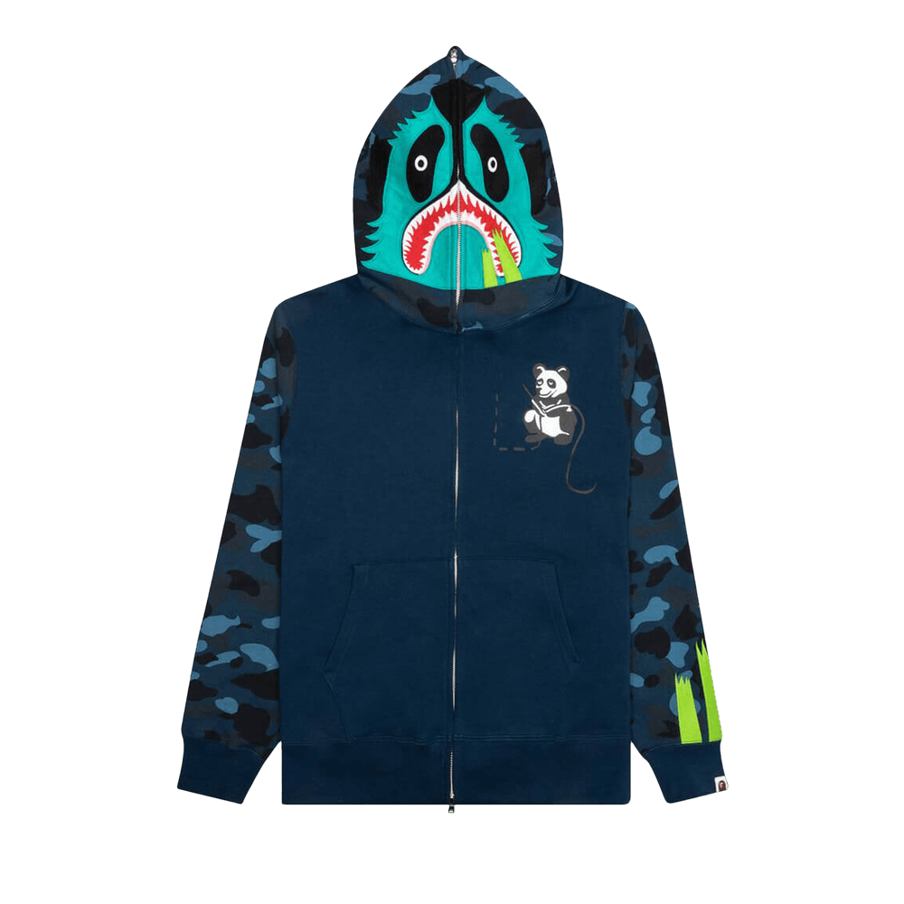 Buy BAPE Color Camo Panda Full Zip Hoodie Navy 1J20 115 004 NAVY GOAT CA