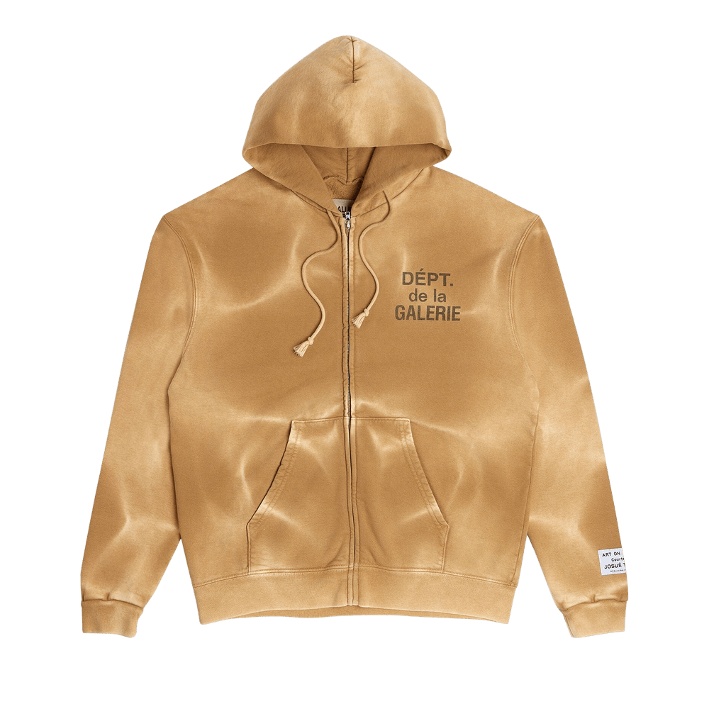 Buy Gallery Dept. French Zip Hoodie 'Tan' - FZH 2059 TAN | GOAT