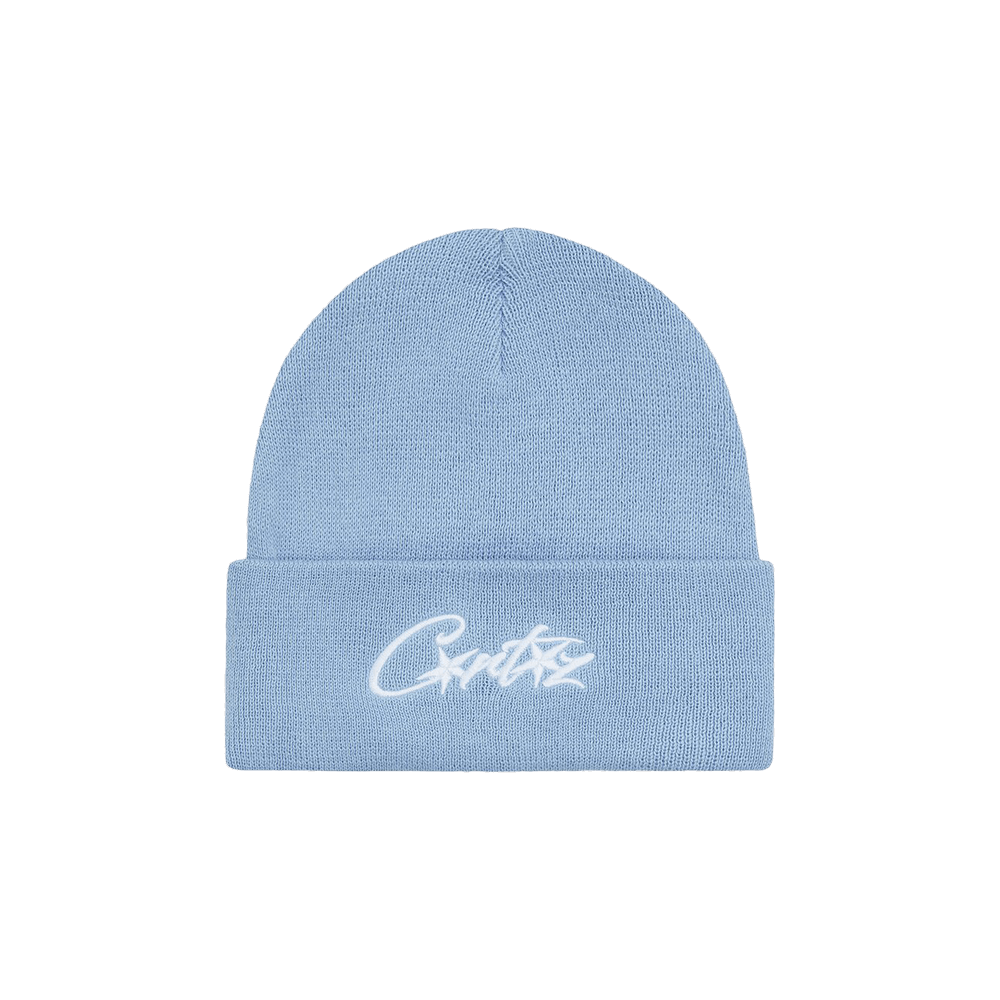 【 大感謝セール】 Folded Allstarz Corteiz Buy Beanie 7892 - Blue' 'Baby 帽子