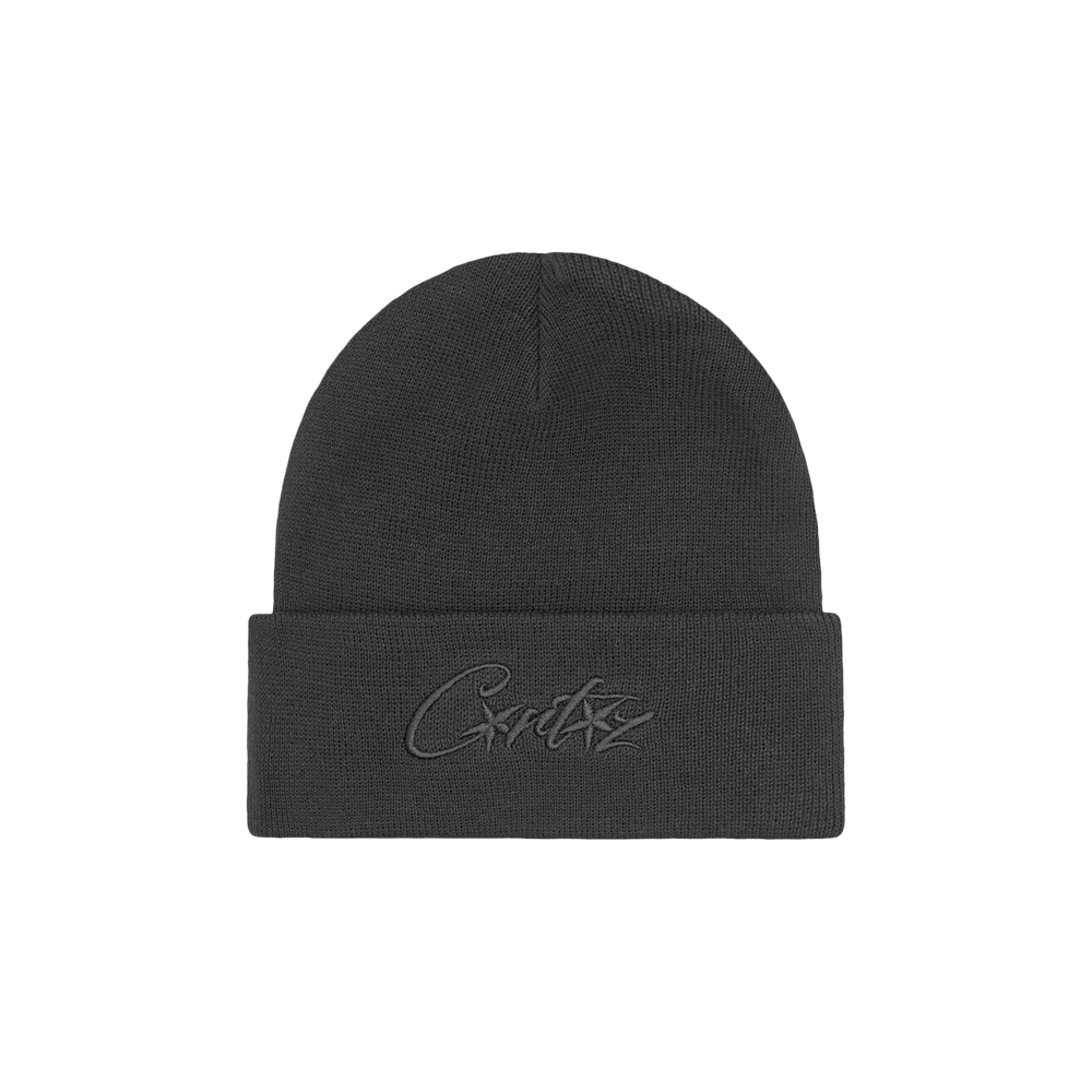 corteiz ブラック ビーニー Buy Corteiz Allstarz Folded Beanie 'Triple Black' - 7892