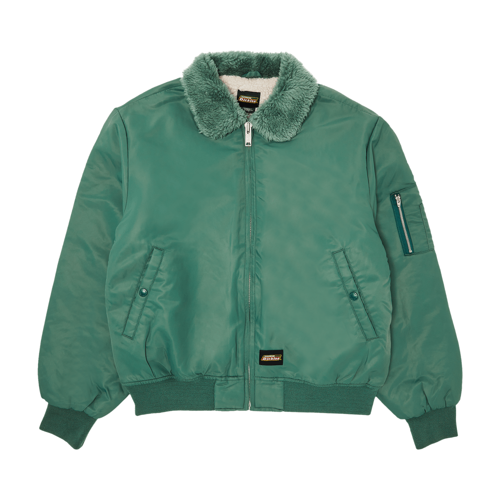 Buy Supreme x Dickies Fur Collar Bomber Jacket 'Work Green 