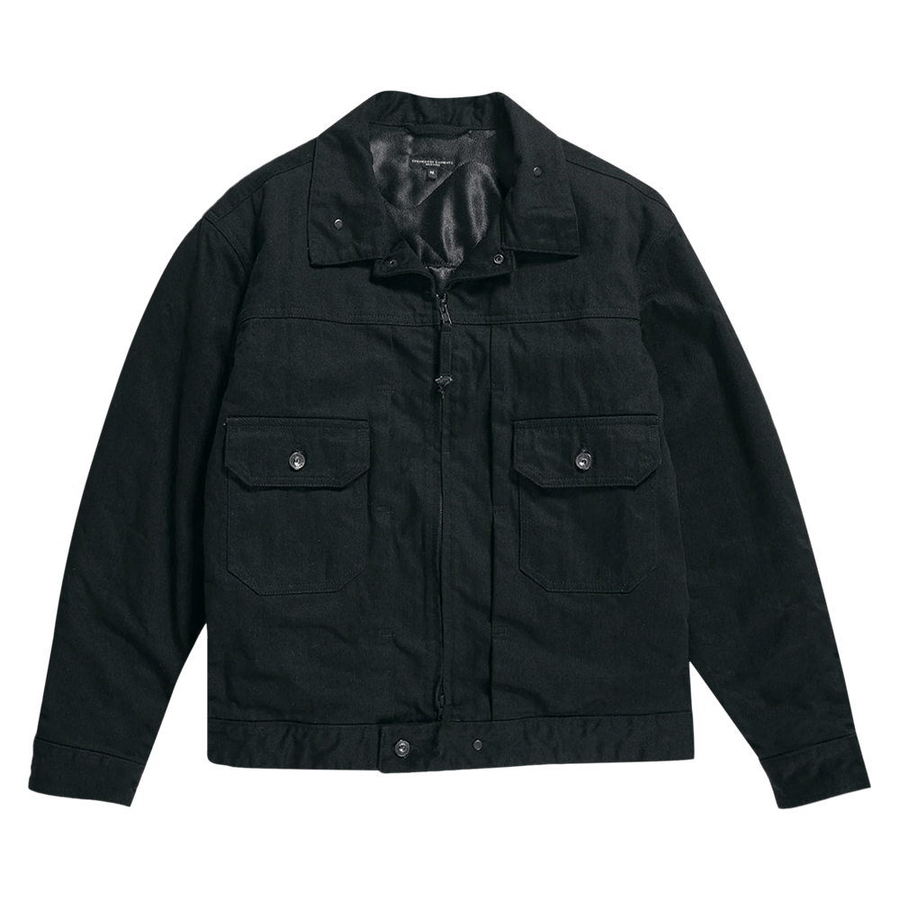 Buy Engineered Garments Trucker Jacket 'Black' - 23F1D007 BLAC | GOAT