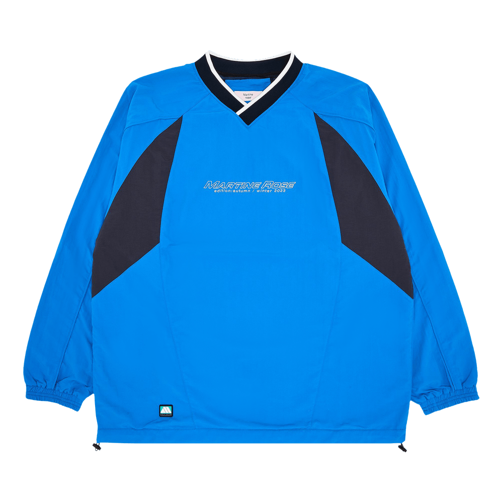 Buy Martine Rose Sports Pullover 'Bright Blue/Navy' - MRAW23 Buy Martine Rose Sports Pullover 'Bright Blue/Navy' - MRAW23