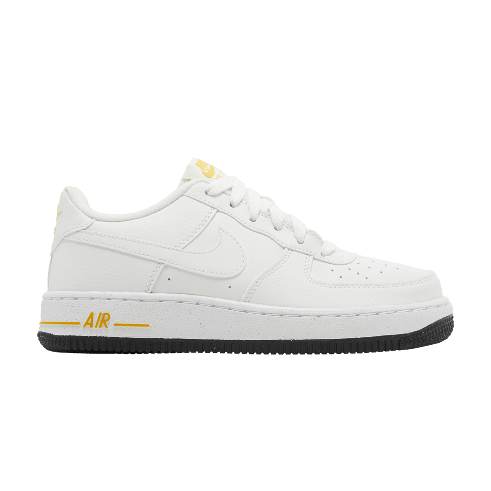 white nike shoes gold swoosh