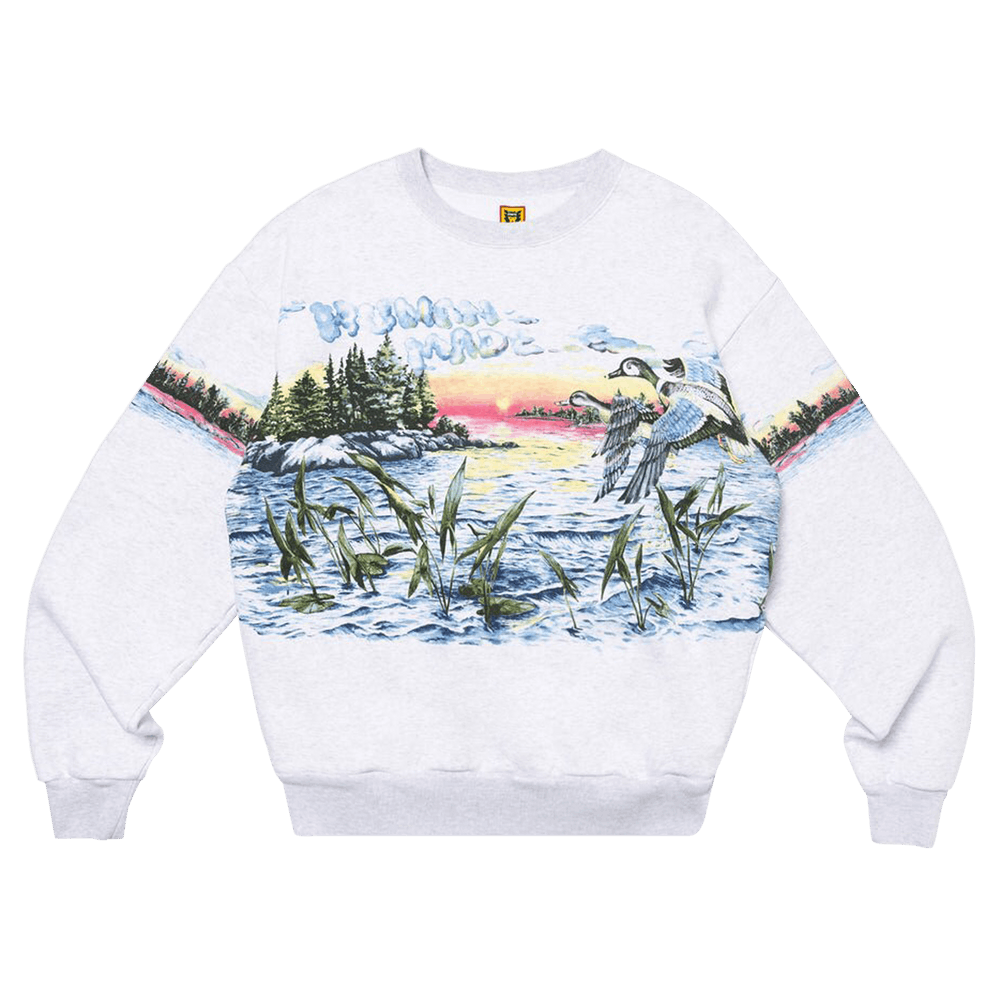 商品画像：Buy Human Made Hunting Sweatshirt 'Grey' - HM26CS025 GREY | GOAT 1