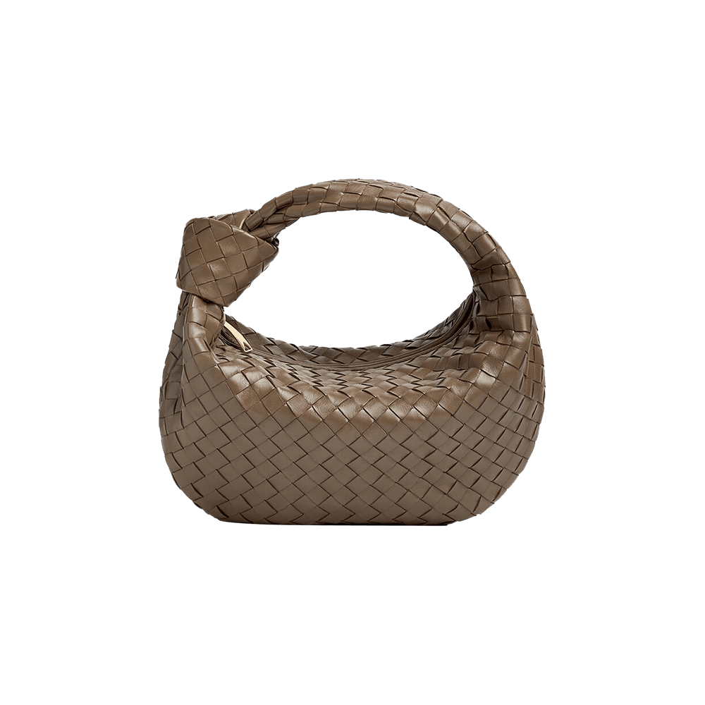 Buy Bottega Veneta Teen Jodie Bag 'Taupe Grey/Gold' - 690225