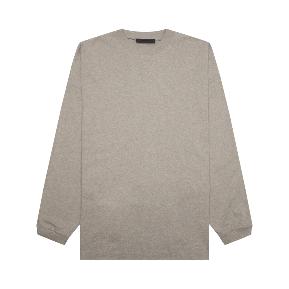 Tシャツ・カットソー FEAR OF GOD ESSENTIALS LONG SLEEVE Tshirt FEAR OF GOD ESSENTIALS long-sleeved T-shirt | Grey | FARFETCH