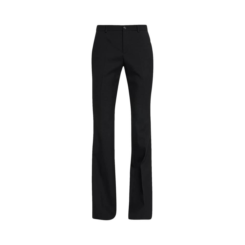 【送料&関税込】Saint Laurent Flared Smoking Pant Buy Saint Laurent Classic Flared Trousers 'Nero' - 739692
