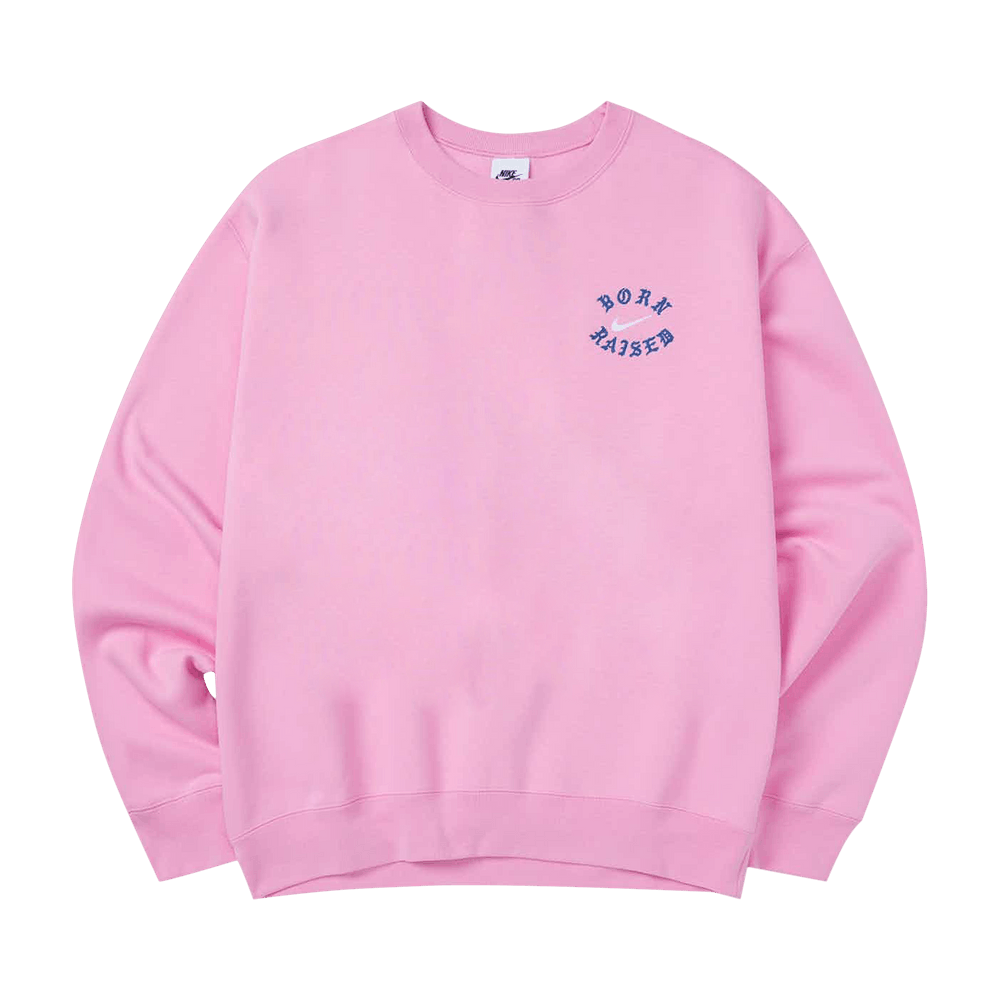Buy Nike x Born x Raised Crewneck 'Pink' - DX4270 629 | GOAT