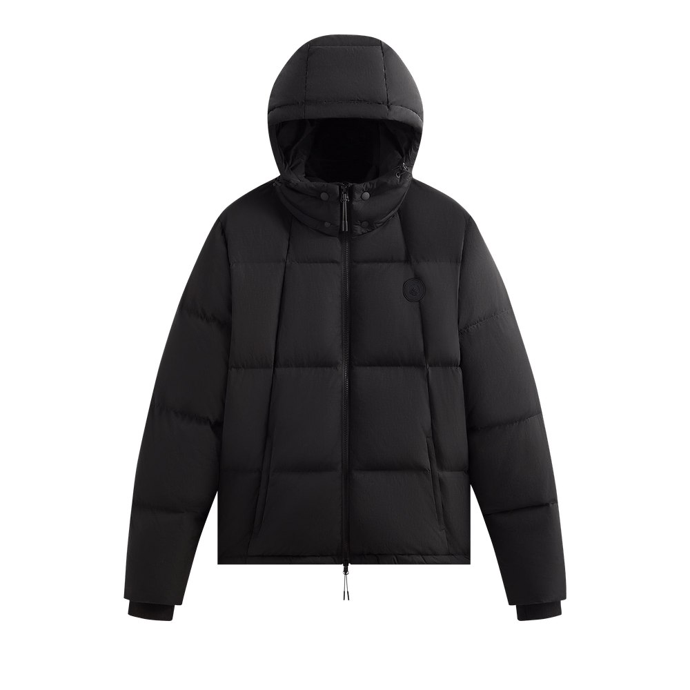 Buy Kith Wrinkle Nylon Midi Puffer 'Black' - KHM010393 001