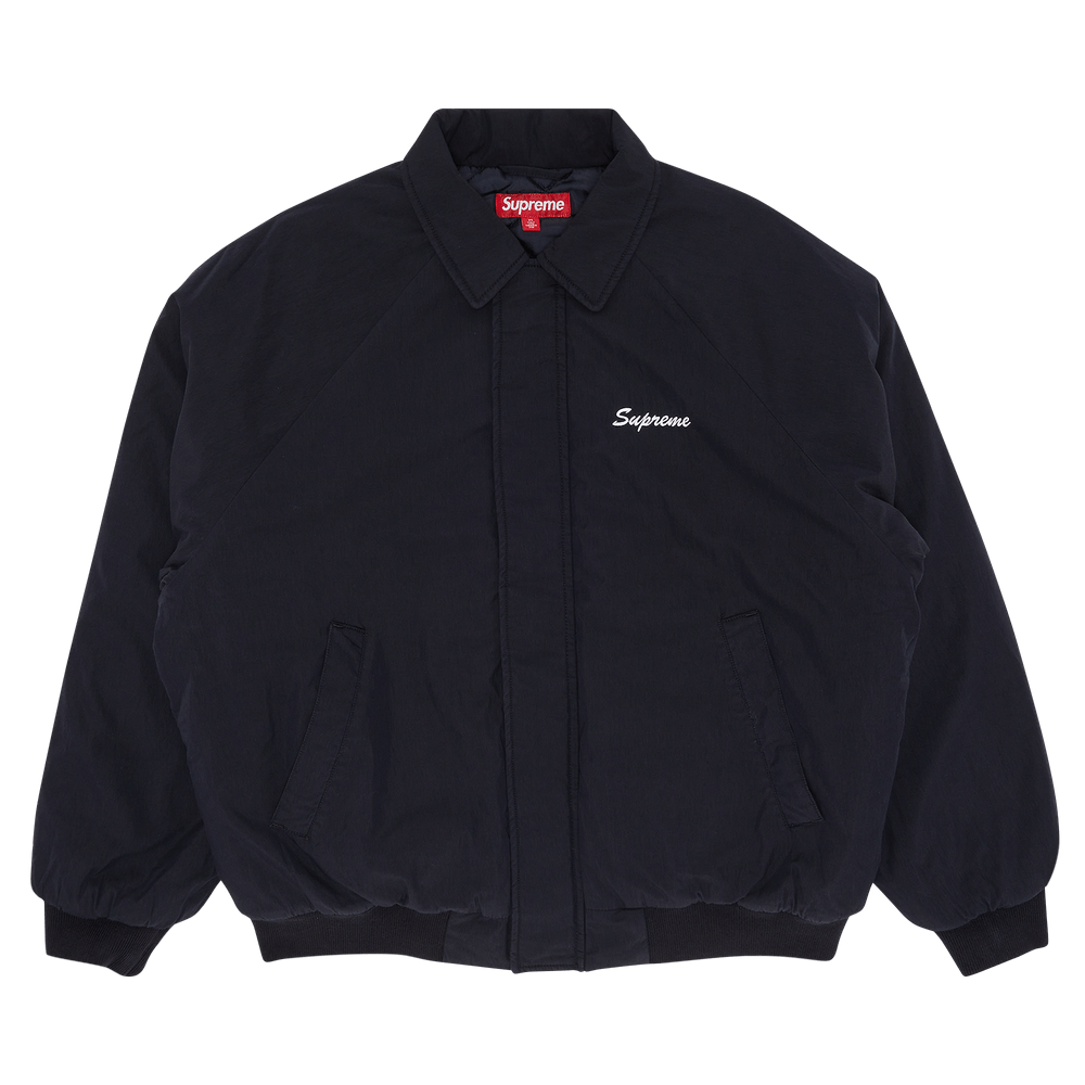 Buy Supreme Peace Embroidered Work Jacket 'Navy' - FW23J98 Buy Supreme Peace Embroidered Work Jacket 'Navy' - FW23J98