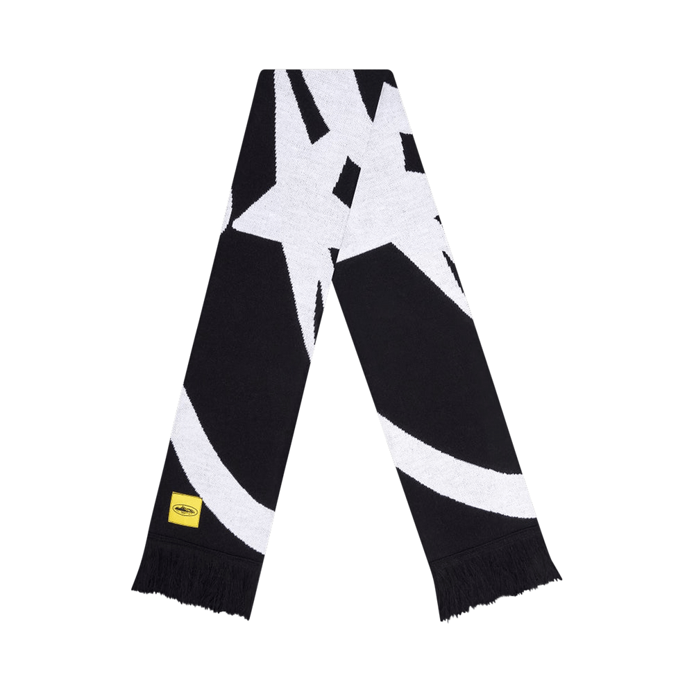 Buy Corteiz Jacquaurd Knit Scarf 'Black' - 7892 1FW230611JKS