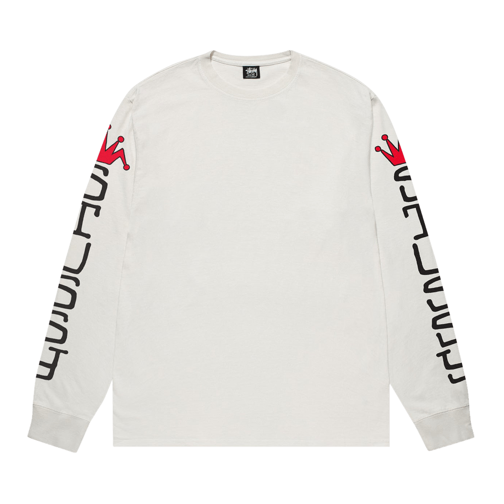 Buy Stussy Pigment Dyed Jumbo Long-Sleeve Tee 'Natural
