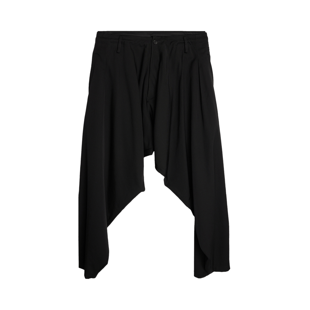 Buy Yohji Yamamoto Pour Homme Y-Draped Pants 'Black' - HJ P21 